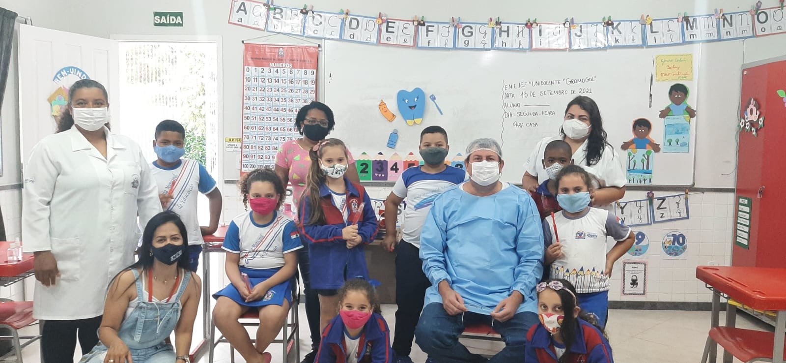 Programa Saúde na Escola conscientiza estudantes sobre saúde bucal na Escola de Gromogol